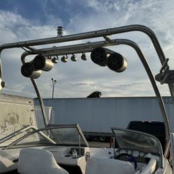Boat Full Sound System Plus Wake Board Tower