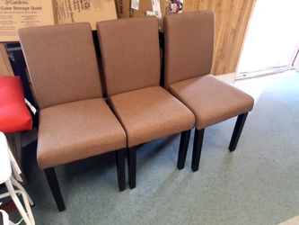 new set of 3 dining chairs