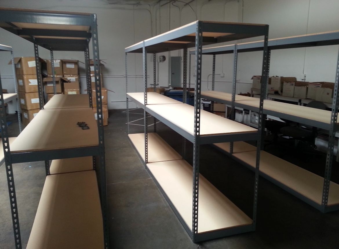 Industrial Racks 84 in W x 24 in D Used Heavy Duty 3 Tier Storage Shelving Stronger Than Homedepot Lowes And Costco Delivery Available