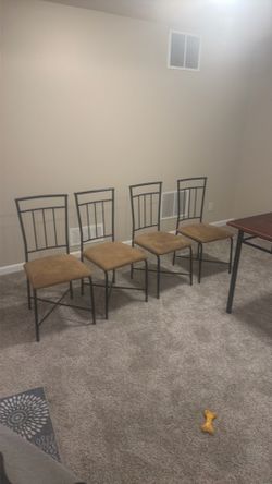 Table and chairs
