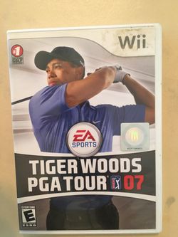 Nintendo Wii tiger woods 07