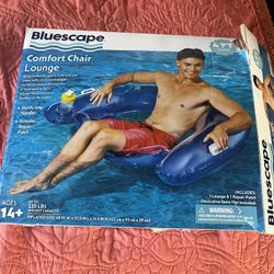 blue scape comfort chair for pool