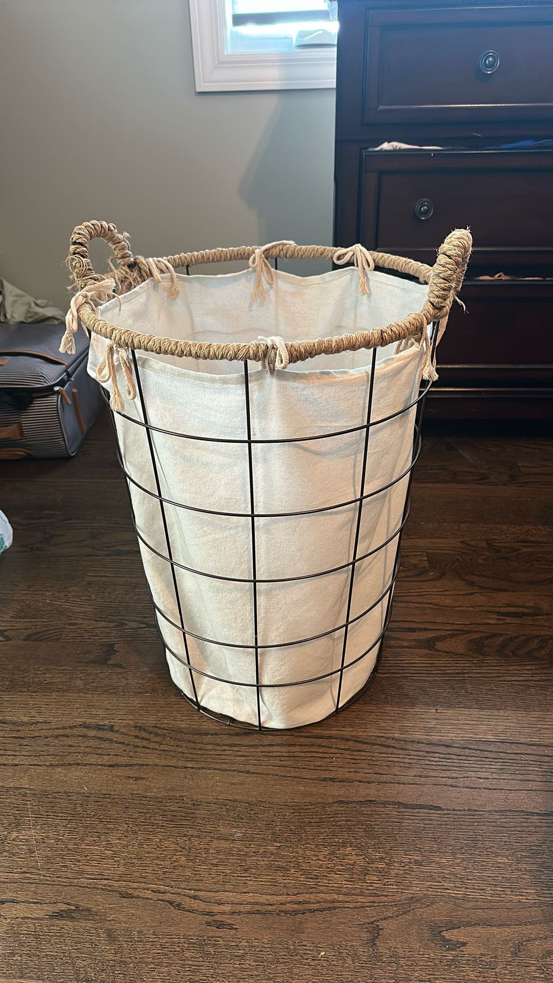 Farmhouse Laundry Basket