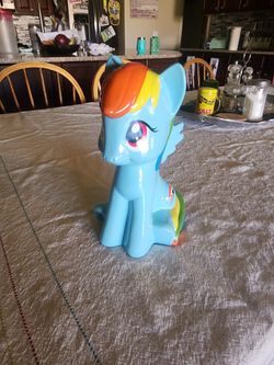 Rainbow My Little Pony Piggy Bank