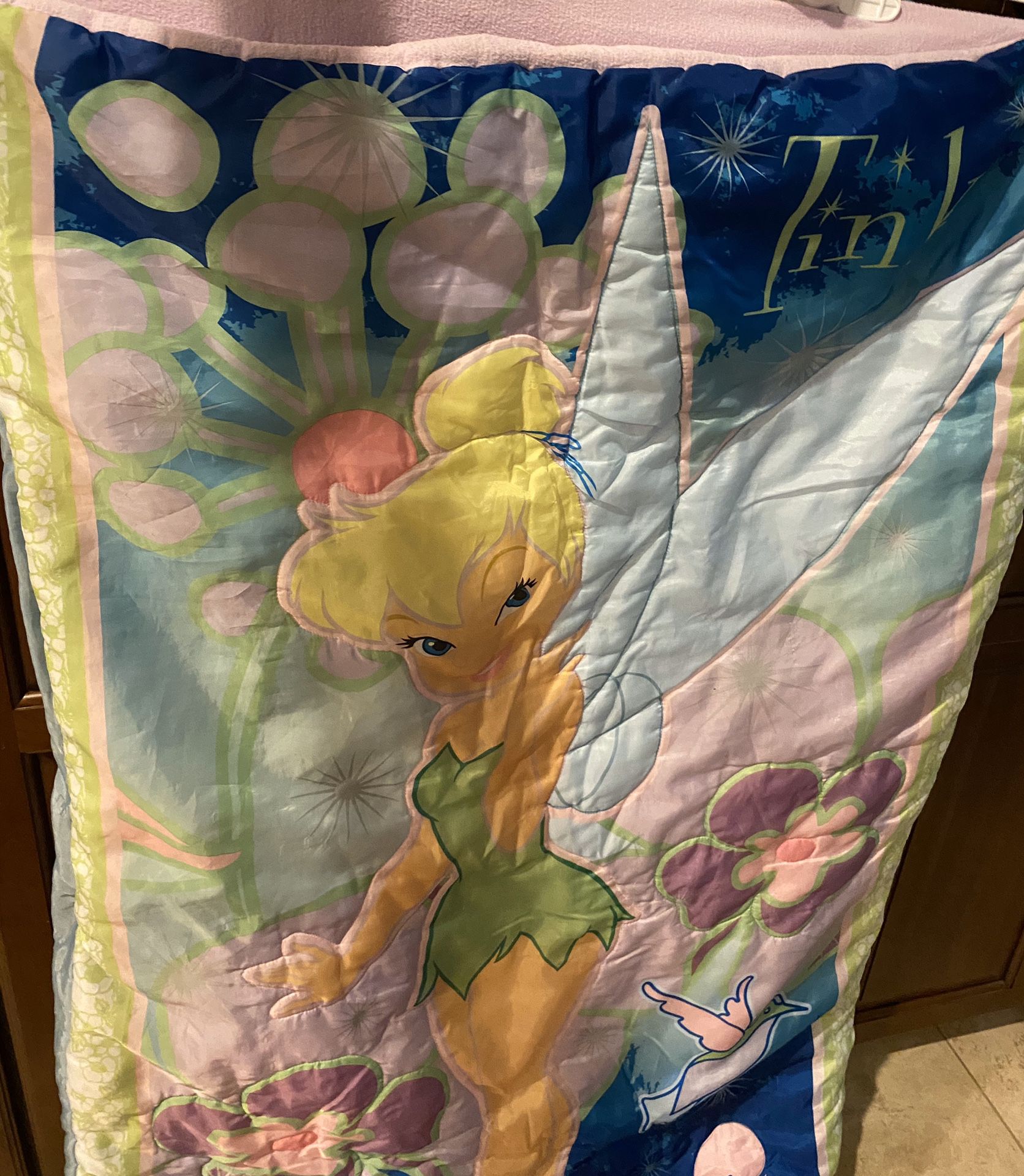 Disney Tinkerbell sleeping bag freshly laundered