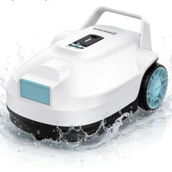 NEW in box Cordless Robotic Pool Cleaner – Automatic Pool Vacuum – 100 Min Runtime