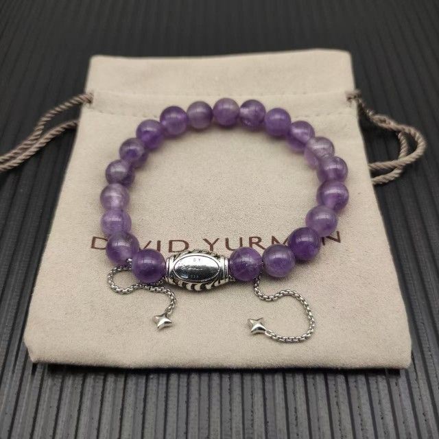 David Yaman purple crystal bracelet