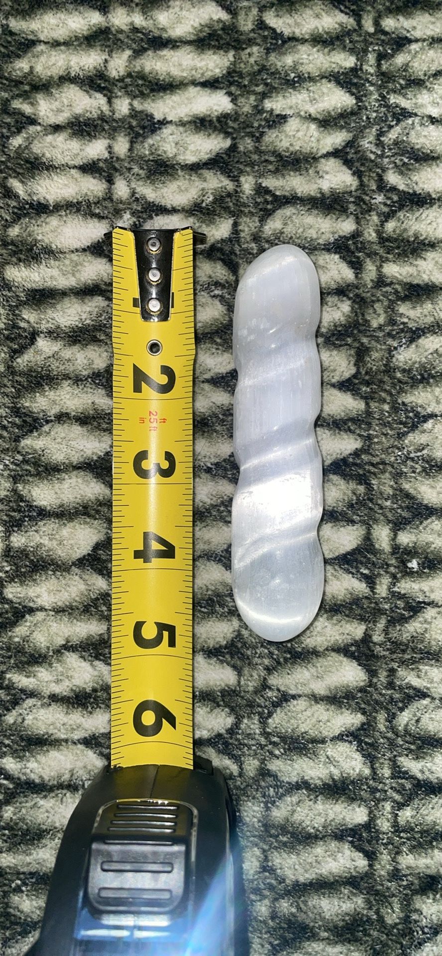 Spiral Selenite Crystal Cleansing Wand