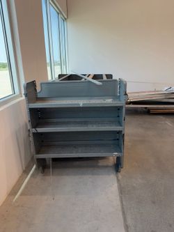 Heavy-duty steel shelving