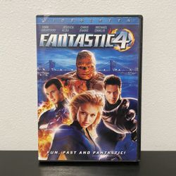 Fantastic 4 DVD Movie Marvel Widescreen Chris Evans Jessica Alba Four 2005