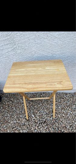 Wooden Folding Side Table