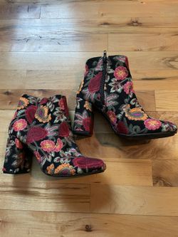 Floral Boots