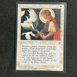 1995 MTG Magic The Gathering Ice Age Swords to Plowshares NM Unplayed