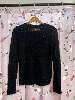 Shimmery Black Sweater