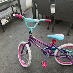 New Girls Training Bike 