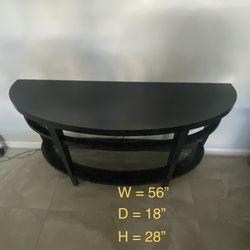 Black Laquer Sofa Table