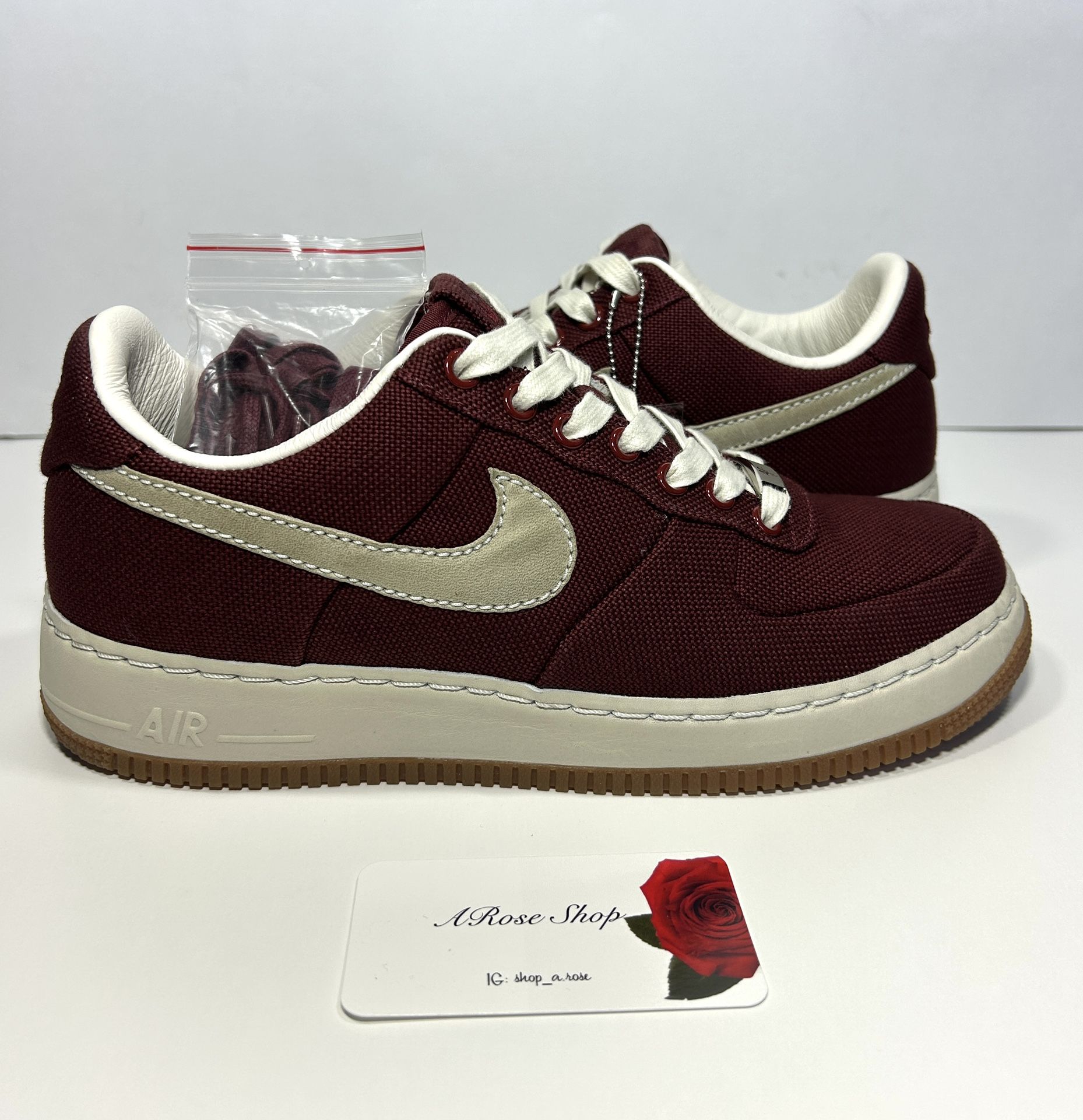 Nike Air Force 1 Low Supreme ‘07 ‘Red Earth’ (316133 611) Shoes Size: 9.5 M