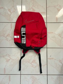 Nike Elite Backpack Red and Black