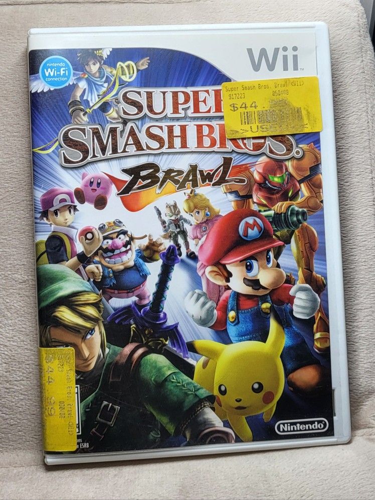 WII GAME: SUPER SMASHBROS BRAWL $10 No Delivery!!!