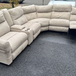 6 Piece Reclining Sectional Sofa 