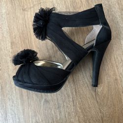 Black Cathy Heels 