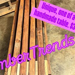 Hand Crafted Wooden Tables 