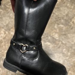 Toddler Girl Riding Boots