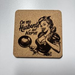 Retro Engraved Coaster 