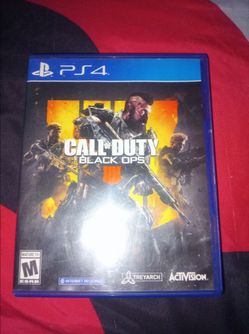 Call of duty black ops 4 PS4 game