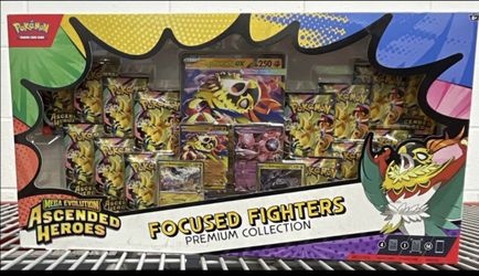 POKEMON TCG Ascended Heroes Focused Fighters Premium Collection - NEW IN HAND