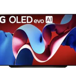 LG - 83" Class C4 Series OLED evo 4K UHD Smart webOS TV (2024) (Cracked Screen)