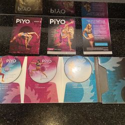 Beachbody PiYo Yoga Pilates Workout 3 DVDs & Guides by Chalene Johnson 