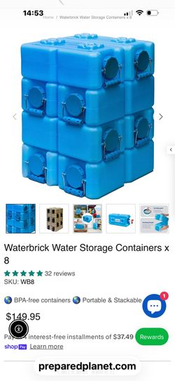 Water Brick Water Storage