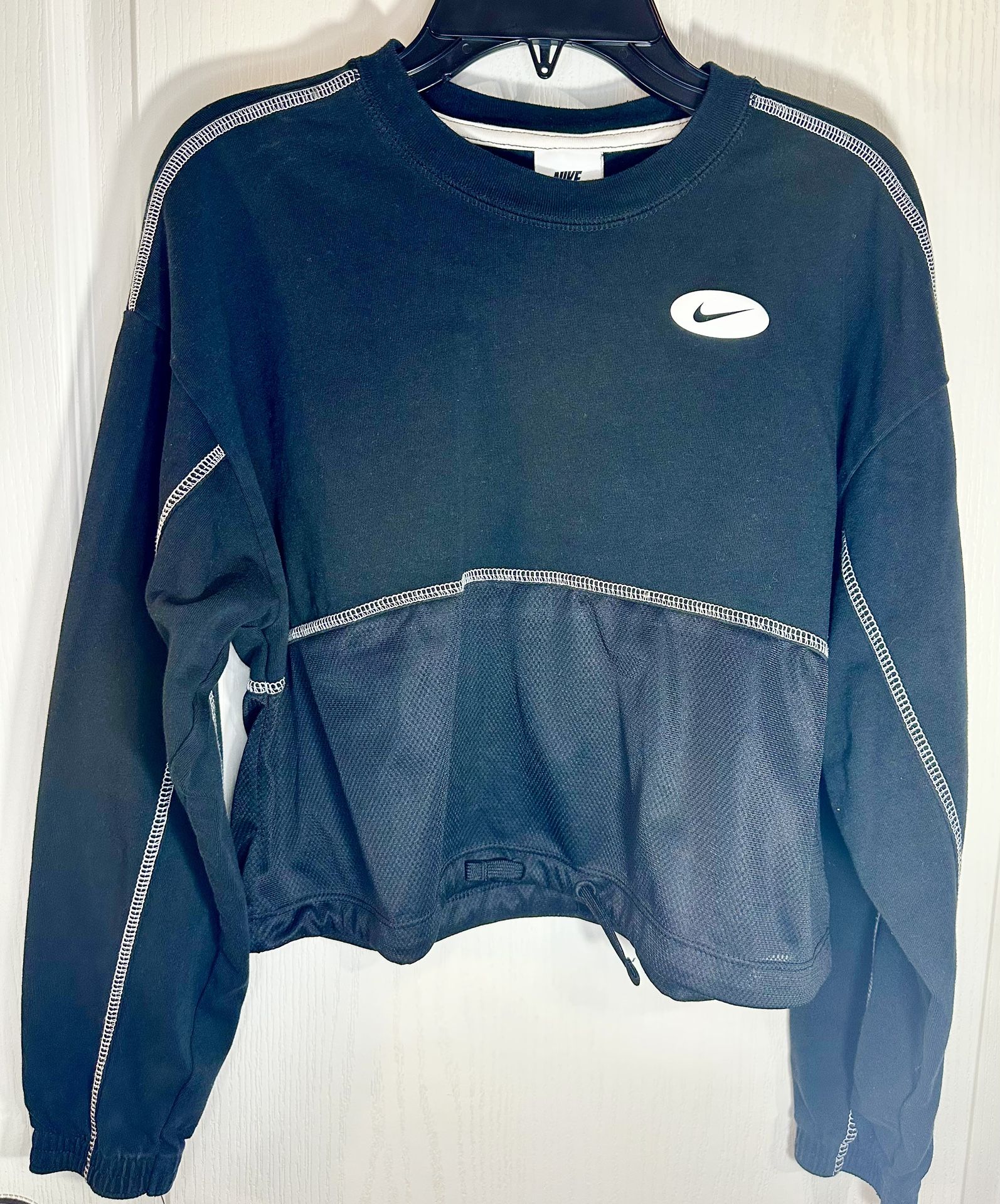 Nike Sportswear Icon Clash Kids' Cropped Top Black Size L