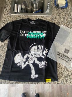 That's A Awful Lot Of Cough Syrup Black 'Chiefin Heavily' Graphic Tee (NWT)"