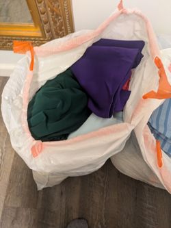 3 large bags of fabric for sale ($800 worth)
