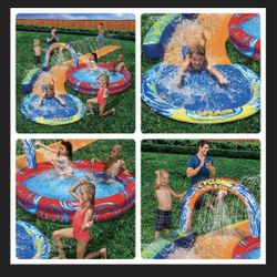 Kids Pool With Slip And Slide 