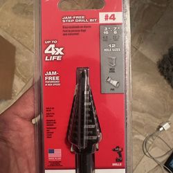 Milwaukee step drill bit part number 48-89-9204