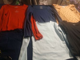 5 Girls tops Size 6/7 all for 5.00