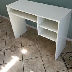 Desk, White, Small
