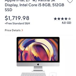 iMac W/ 5K Retina Display