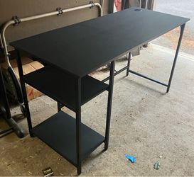 Black desk