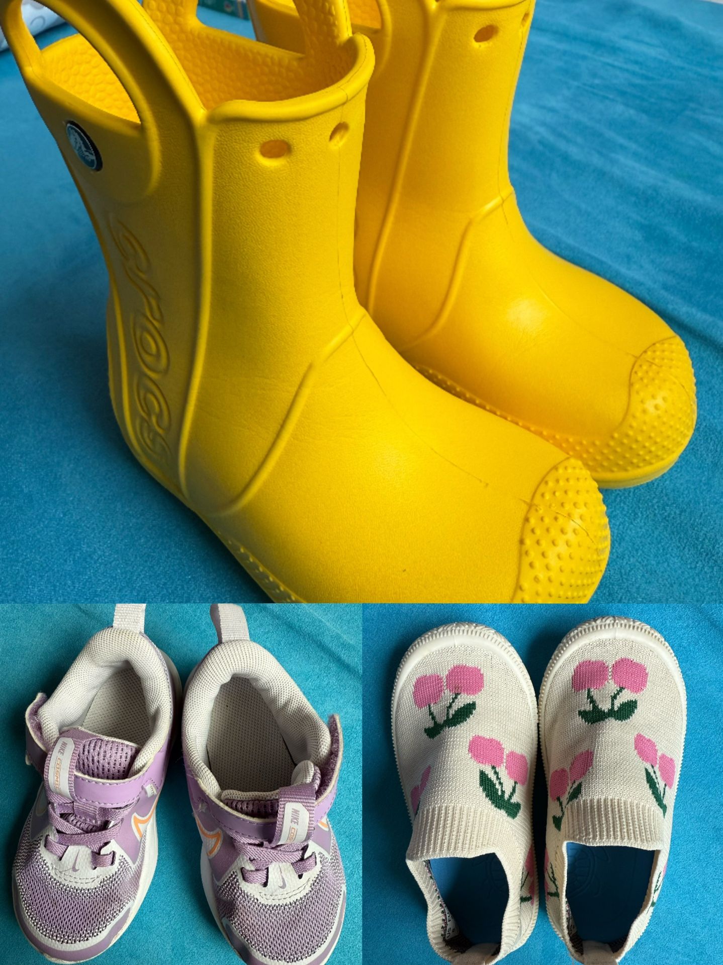Toddler Size 8 shoes (Crocs&Nike&Jan Jul)