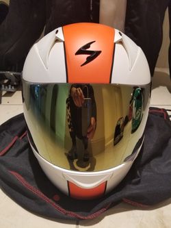 Scorpion motorcycle helmet