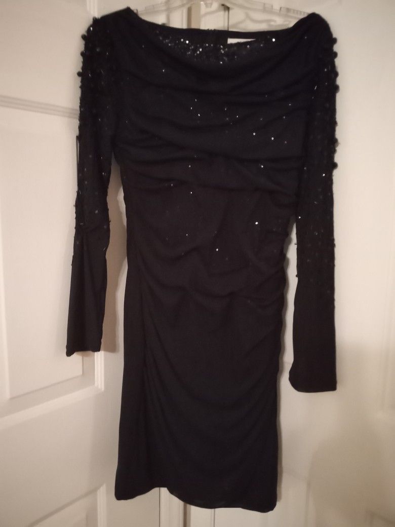Badgley Mischka Black Dress