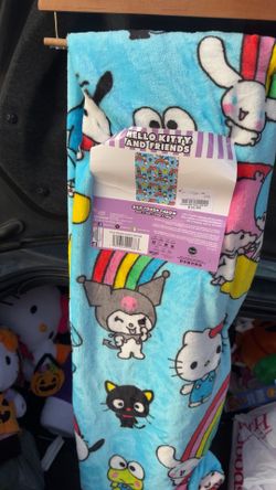 Hello Kitty Blue Blanket