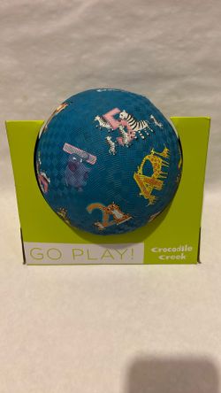 Crocodile Creek 7inch playground ball Animal numbers