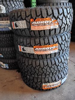 285/70R17 LT ARROYO RT NEW tires and for 4 llantas nuevas instaladas y balanceadas open day 7