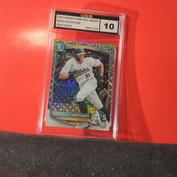 2025 Bowman Chrome Prospects Nick Kurtz #BCP 114 Mojo Refractor (RC)UCG GEM MT10