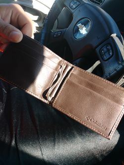 Columbia leather wallet